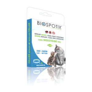 Biospotix Naravna Ovratnica za Mačke Proti Bolham in Klopom