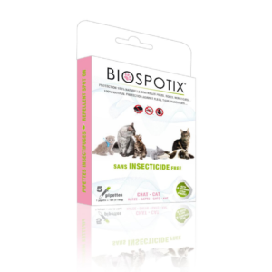 Biospotix Naravne Pipete za Mačke Proti Bolham in Klopom