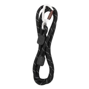 Povodec Woolly Wolf Rope Black