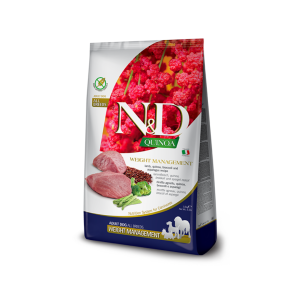 N&D Dog Quinoa Weight Management Lamb, Broccoli & Asparagus Adult All Breeds