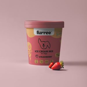 FURREE Mešanica za Pasji Sladoled Jagoda 60g