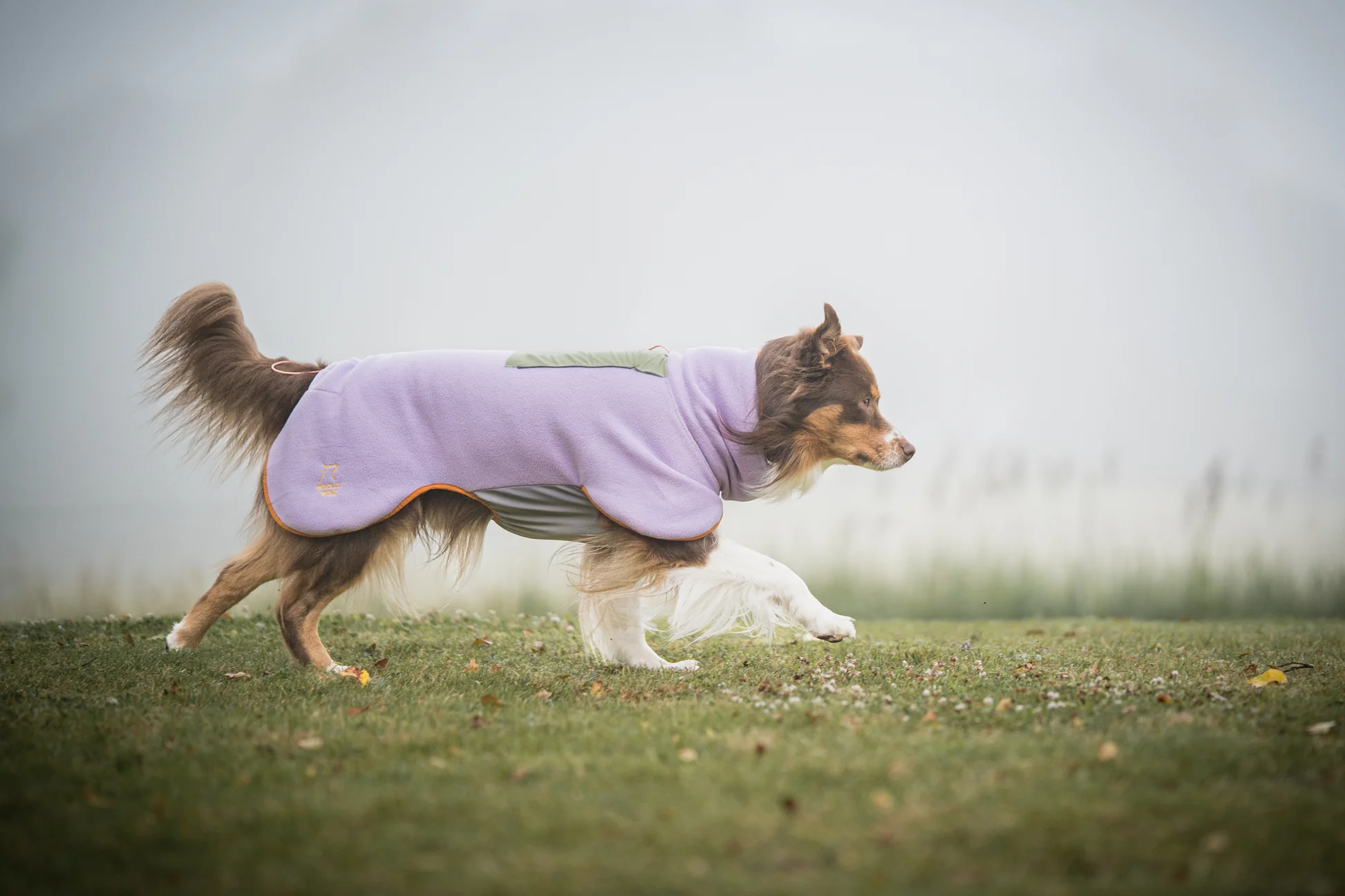 Woolly Wolf Alpha 360 Flis Pulover Lavender Mix - slika 3