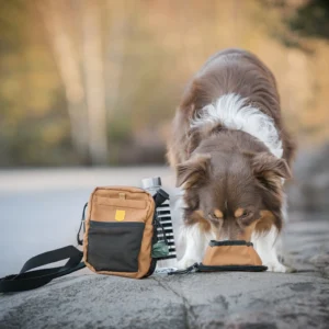 Woolly Wolf Hydration Shoulder Bag Wood Brown Mix